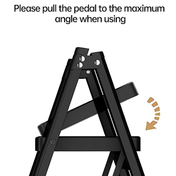 JOISCOPE 5 Step Ladder Foldable Space-Saving 600lbs