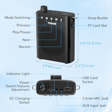 Bluetooth Voice Amplifier for Teachers - K10