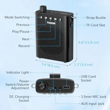 Bluetooth Voice Amplifier for Teachers - K10