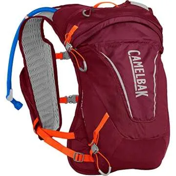 CamelBak Women's Octane 9 Hydration Pack 70oz - Stylish Burgundy/Hot Coral