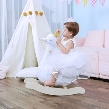 Wooden Rocking Horse for Children Aged 1-3 Years