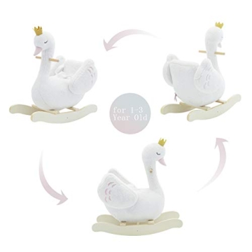 Wooden Rocking Horse for Children Aged 1-3 Years