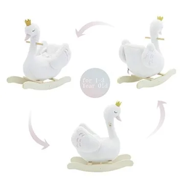 Wooden Rocking Horse for Children Aged 1-3 Years