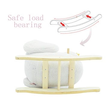 Wooden Rocking Horse for Children Aged 1-3 Years