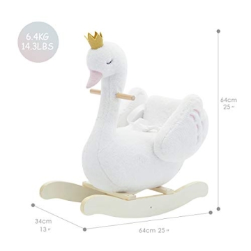 Wooden Rocking Horse for Children Aged 1-3 Years