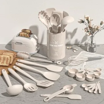Umite Chef 22-Piece Silicone Utensil Set for Cooking
