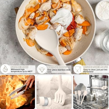 Umite Chef 22-Piece Silicone Utensil Set for Cooking