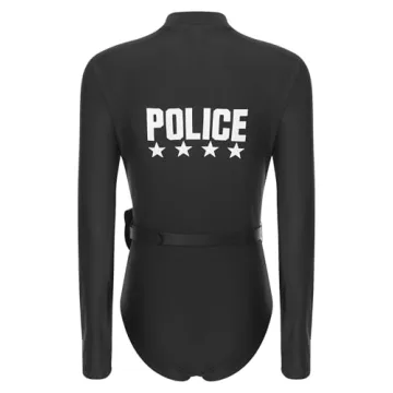 Sywiyi Women Sexy Police Costume for Halloween Cosplay