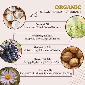 Natural Dog Company Snout Soother Dog Nose Balm, 2 oz. Tin, Dog Balm for Paws and Nose, Moisturizes & Soothes Dry Cracked Noses, Plant Based Nose Cream for Dogs