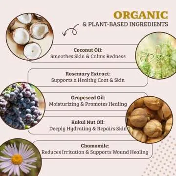 Natural Dog Company Snout Soother Dog Nose Balm, 2 oz. Tin, Dog Balm for Paws and Nose, Moisturizes & Soothes Dry Cracked Noses, Plant Based Nose Cream for Dogs