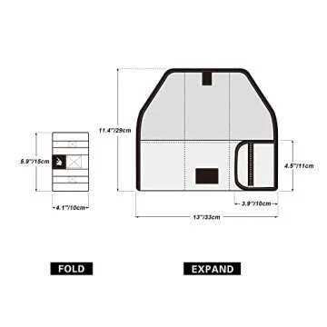 Rhinowalk Compact Bike Saddle Bag for Easy Tool Access