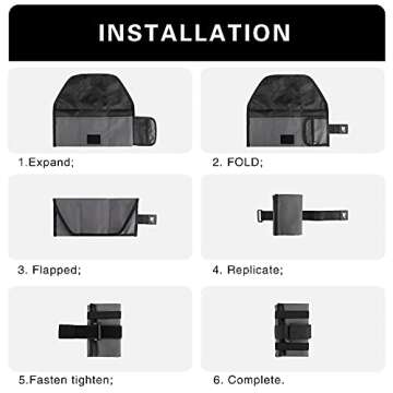 Rhinowalk Compact Bike Saddle Bag for Easy Tool Access