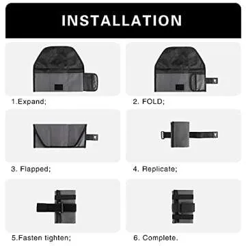 Rhinowalk Compact Bike Saddle Bag for Easy Tool Access