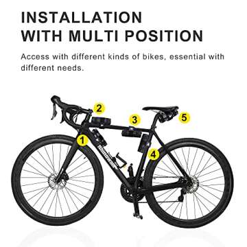 Rhinowalk Compact Bike Saddle Bag for Easy Tool Access