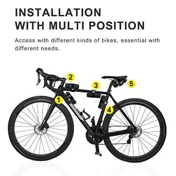 Rhinowalk Compact Bike Saddle Bag for Easy Tool Access