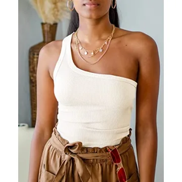 Ultimate Summer Top for Women - One Shoulder Stylish Tee