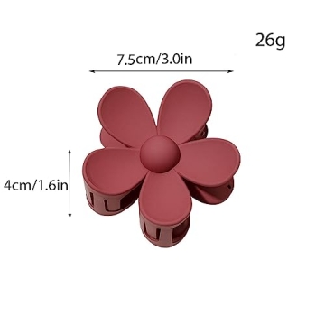 Durable Stylish Flower Hair Clips for All Hair Types