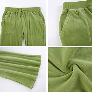 Trendy Women's Velour Tracksuit Cozy Tracksuit Set