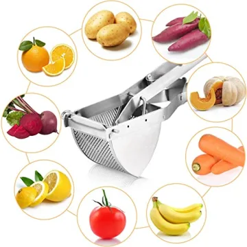 Stainless Steel Potato Ricer for Home & Commercial Use