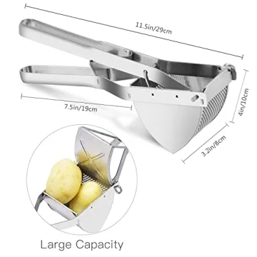 Stainless Steel Potato Ricer for Home & Commercial Use