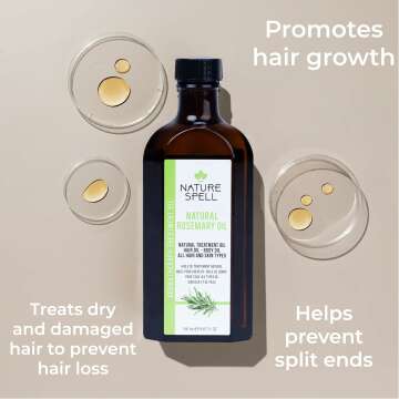 Rosemary Oil for Hair & Skin - Natural Growth & Repair