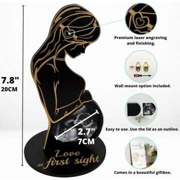 Ultrasound Frame Gift for Pregnant Moms and Parents