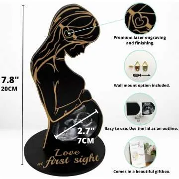 Ultrasound Frame Gift for Pregnant Moms and Parents