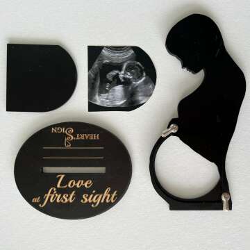 Ultrasound Frame Gift for Pregnant Moms and Parents