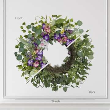 Vibrant Jobflower Spring Wreath for All Occasions