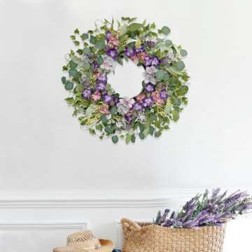 Vibrant Jobflower Spring Wreath for All Occasions