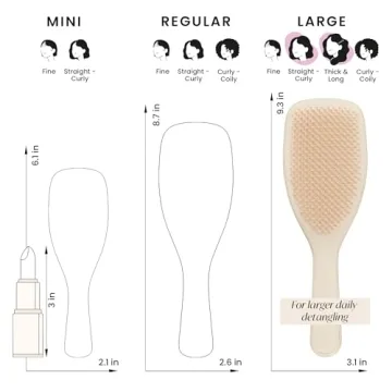 Tangle Teezer Large Ultimate Detangler Hairbrush for All Hair Types