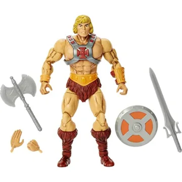 Masters of the Universe Masterverse He-Man Action Figure, 40th Anniversary Figure with Accessories, ...