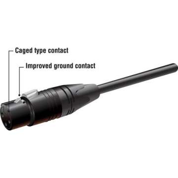 Kopul Studio Elite 4000 Series XLR M to XLR F Microphone Cable - 10' (3.0 m)