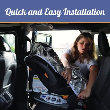 Car Seat Sun Shade Cover UV Protection Cooler Rides
