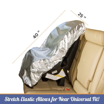 Car Seat Sun Shade Cover UV Protection Cooler Rides