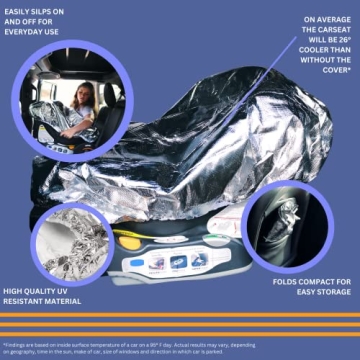 Car Seat Sun Shade Cover UV Protection Cooler Rides
