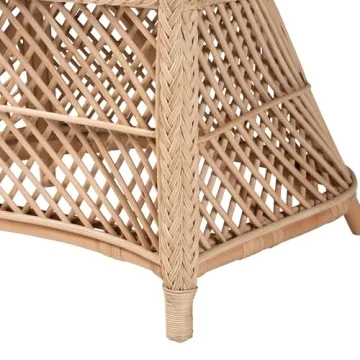 bali & pari Casilda Braided Natural Rattan Arm Chair