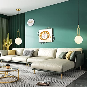 BAODEN Modern Globe Pendant Light Set of 2 for Stylish Decor