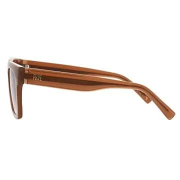 Frye Lisa Women's Square Sunglasses Camel 54mm Stylish UV Protection