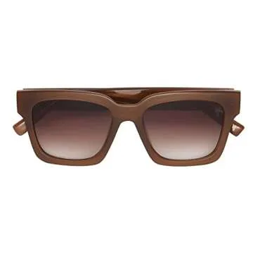 Frye Lisa Women's Square Sunglasses Camel 54mm Stylish UV Protection