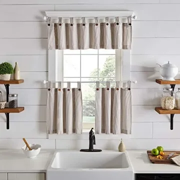 Stunning Elrene Home Fashions Tucker Window Valance