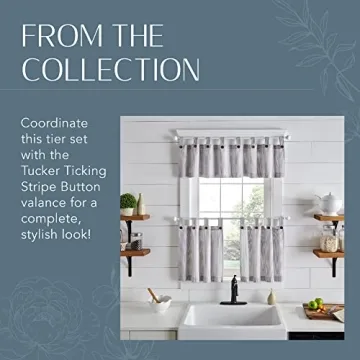 Stunning Elrene Home Fashions Tucker Window Valance