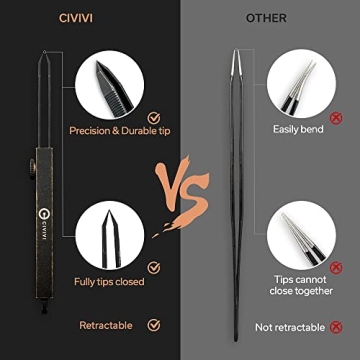 CIVIVI Precision Tweezers for Splinters - EDC Carry Tool