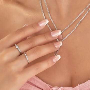 KISS imPRESS No Glue Mani Press-On Nails, French, 'Genuine', Light Neutral + White Tip French, Medium Size, Coffin Shape, Includes 30 Nails, Prep Pad, Instructions Sheet, 1 Manicure Stick, 1 Mini File