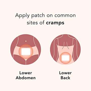 Rael Herbal Heating Patches for Effective Cramp Relief