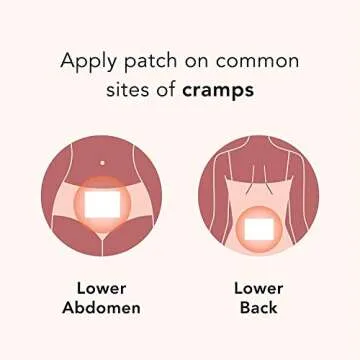 Rael Herbal Heating Patches for Effective Cramp Relief