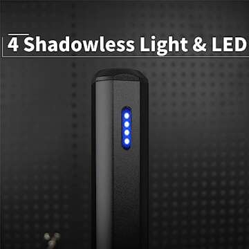 AM ARROWMAX Mini Electric Drill 13 in 1 with Aluminium Box, Cordless, LED Lights, Needle Vise Hand Drill Kit, 10 HSS Drill Bits, 3/32-Inch Keyless Chuck, Variable Direction ，(SDS MINI) Black