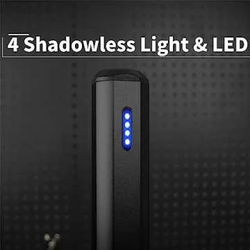 AM ARROWMAX Mini Electric Drill 13 in 1 with Aluminium Box, Cordless, LED Lights, Needle Vise Hand Drill Kit, 10 HSS Drill Bits, 3/32-Inch Keyless Chuck, Variable Direction ，(SDS MINI) Black