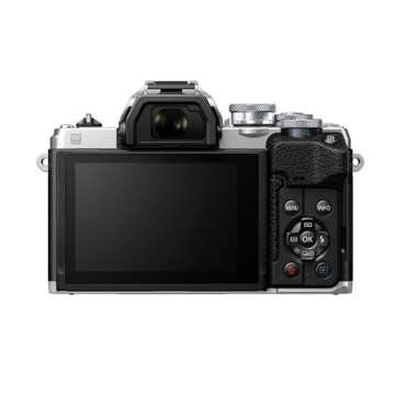 OM SYSTEM OLYMPUS E-M10 Mark IV Silver Micro Four Thirds System Camera 20MP Sensor 5-Axis Image Stab...