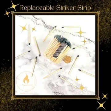 Elegant Glass Cloche Match Holder for Home Decor